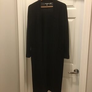 Karl Lagerfeld Black Duster